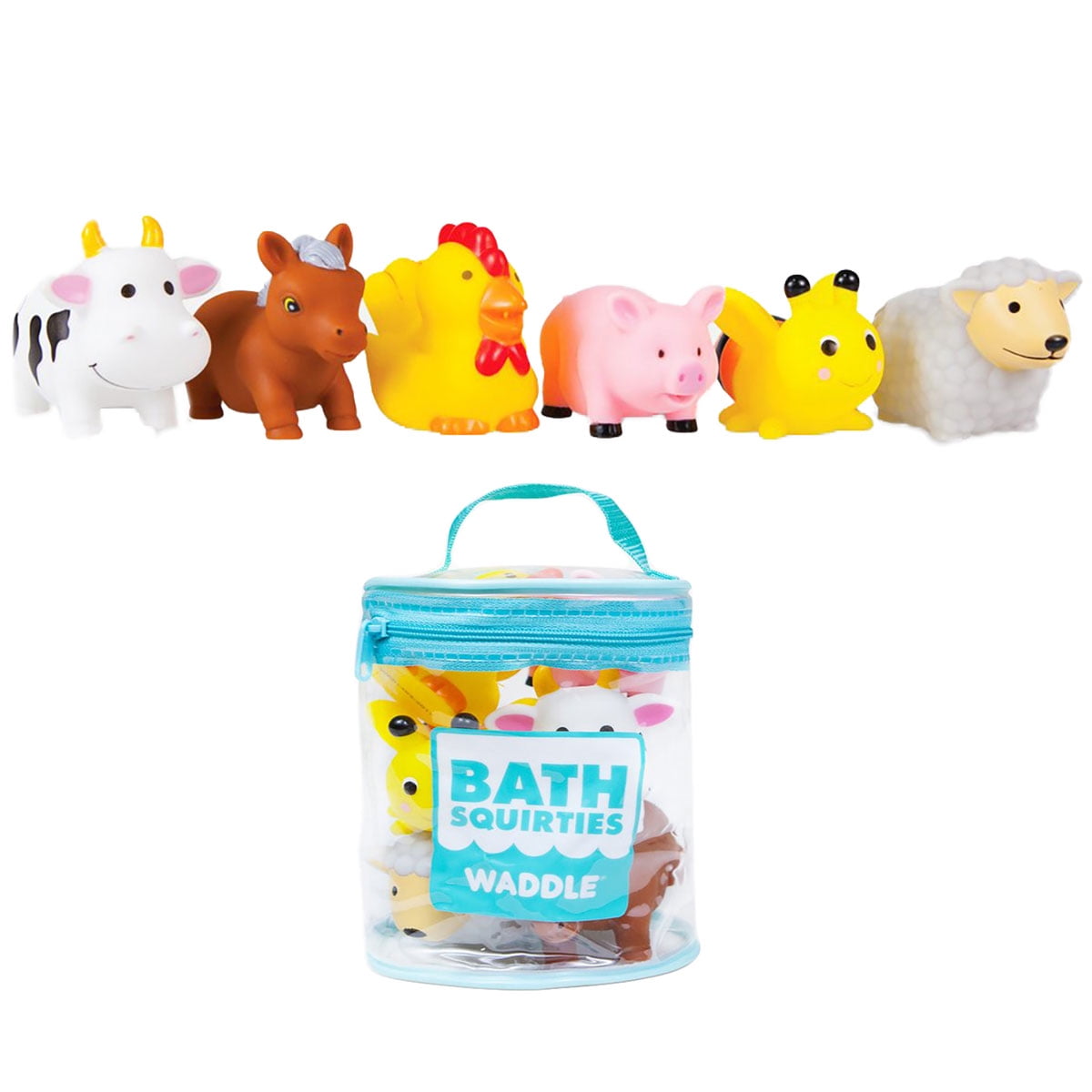 farm animal bath toys