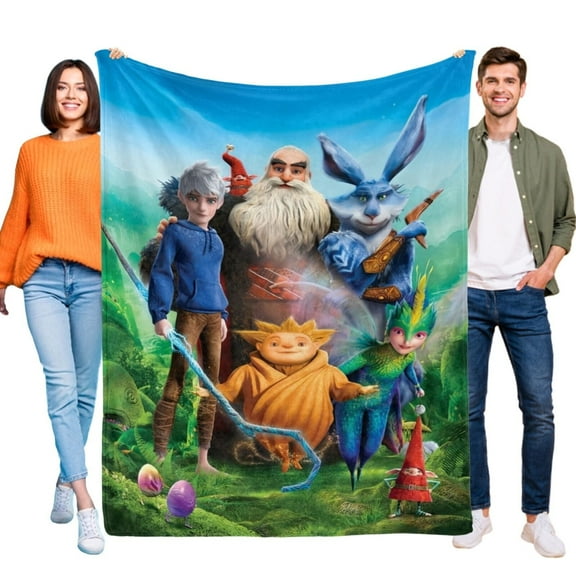 Rise of the Guardians Flannel Blanket Bed Sofa Couch Throw Birthday Gift
