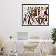 thumbnail image 2 of Stupell Industries Rhythm Jazz Dancers Black Framed Giclee Art design by Sierra Siler, 24 x 30, 2 of 8