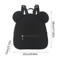thumbnail image 3 of Fufafayo Corduroy Backpack ForKids, Cute Bear Ear Casual Study Bag, Trendy Fashionable Daypack, Lightweight Shoulder Bag For GirlsBoys, 3 of 6