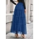 thumbnail image 5 of Falda PRETTYGARDEN Cintura Elástica Maxi Azul Talle S, 5 of 8