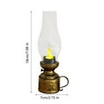 thumbnail image 2 of Wadada Vintage Flameless Table Lamp LED Kerosene Lamp Nightstand Oil Lamp Battery Operated Retro Candle Lantern for Bedroom Living Room Decor, 2 of 5