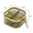 thumbnail image 6 of Transparent Seasoning Box - Four Grids - Good Sealing - Dustproof Handle - Storage - Thick Material - Sugar Salt Seasoning Case - Kitchen Supplies, 6 of 8