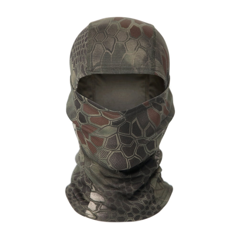 Military Tactical Camouflage Balaclava Windproof Full Face Mask Helmet Liner Hat 