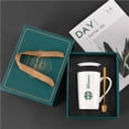 thumbnail image 3 of Taza Con Tapa Cuchara Nordic Starbucks Ruika De Café Francesa Agua Hogar Marrón Hombres Mujeres Tendencia, 3 of 4