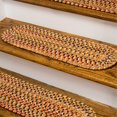 thumbnail image 3 of Colonial Mills SET-13 Worley Braided Reversible Stair Treads 8"x28" (SET 13) - Orange, 3 of 3