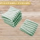 thumbnail image 4 of 5 Piezas de Toallas de Mano de Cocina, Paños de Cocina Reutilizables con Patrón de Olas, Toallas de Platos de 9.84"x9.84" Verdes, 4 of 6