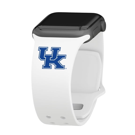 White Kentucky Wildcats Logo Silicone Apple Watch Band