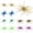 Mixed Colors, variant on Floating Sea Urchin Lures for Bass Fishing, Creature Baits | 12/25/50 Pcs PET Tentacle Baits With Reflective Glitter, Soft Fishing Lures for Drop Shot, Wacky Rig & Ned Rig