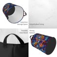 thumbnail image 2 of Fotbe Colorful Fall Leaves Cesto de Ropa con Asas, Cesto Impermeable de Gran Capacidad, Bolsa de Lavado para Dormitorio, Cesto de Ropa con Ruedas y Asas-Small, 2 of 6