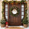 thumbnail image 5 of Welcome Sign for Front Door,Thanksgiving Round Metal Welcome Front Porch Decoration,Autumn Sunflower Fall Eucalyptus Leaf Wall Hanging Sign for Living Room Kitchen Hallway Housewarming Gift 6'', 5 of 9