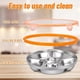 thumbnail image 3 of Veggie Tray with Lid and Dip,Divided Serving Tray with Lid Snack Tray with Lid for Party Platter,Relish Fruit Tray, 3 of 5