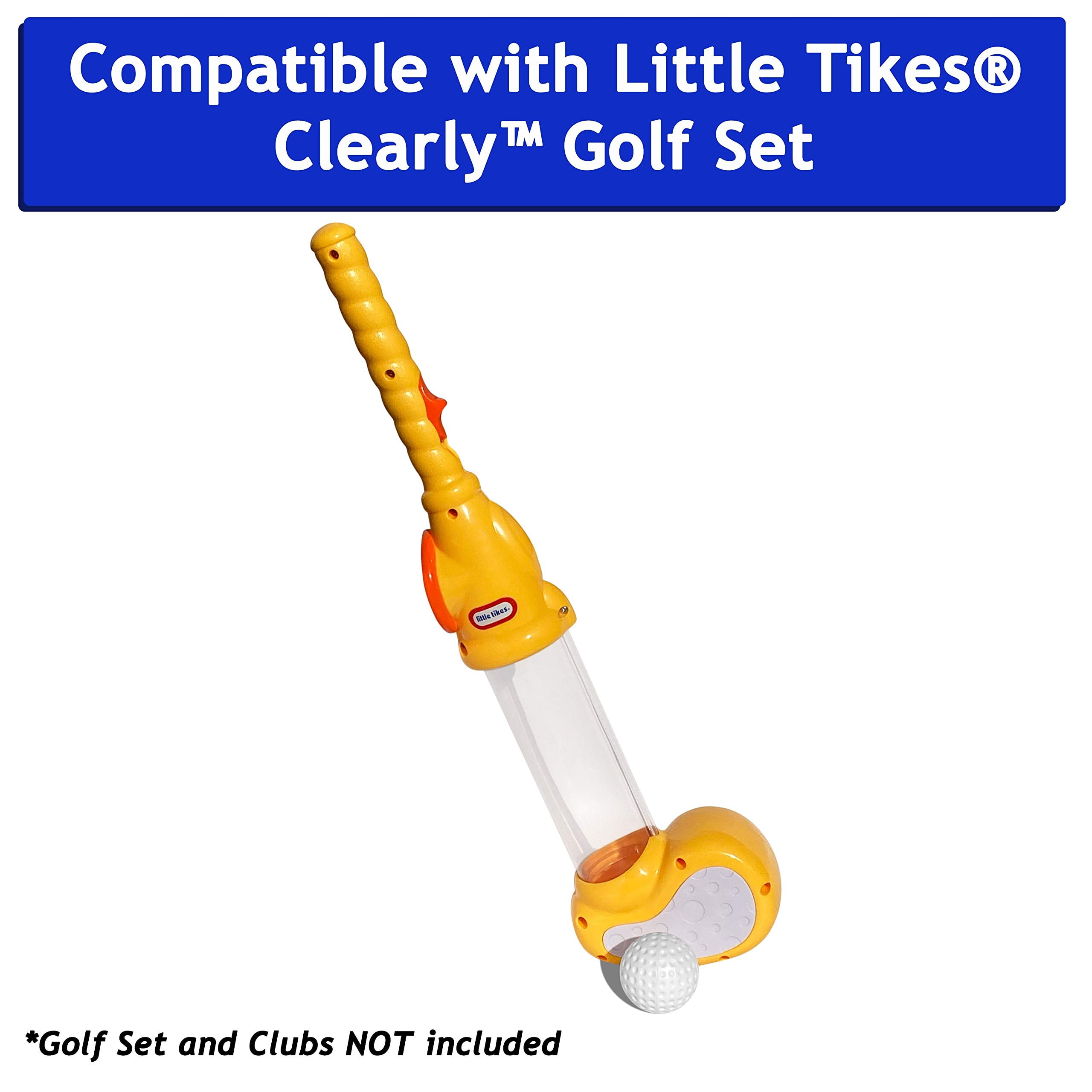 Botabee Kids Golf Set Toy - Toddler & Little Kids Replacement Golf Ball 2" - for Little Tikes Baby Golf Clubs - Pack of 6 - Oversized Ball Toy - Plastic Golf Balls for Beginners or Kids 3+ Years
