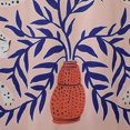 thumbnail image 7 of JOOCAR Plants Fabric Shower Curtain in Blue and Blush, Aesthetic Cute Animals Botanical Leaves Shower Curtains Set with Hooks Funny Abstract Vintage Retro Bathroom, 72 x 72inch, 7 of 7