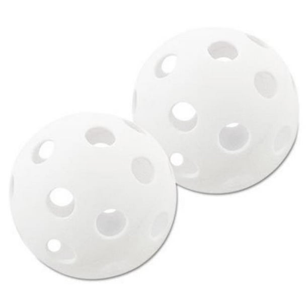 Plastic Softballs 12 in. White 6 per set