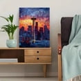 thumbnail image 5 of Medieval Street Reflections Canvas Print, Wall Art for Living Room Bedroom Hallway Dining Room Study Kitchen Hotel, 5 of 8