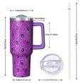 thumbnail image 2 of Spider Web Halloween Pattern Tumbler with Handle and Lid,40oz Double Wall Vacuum Insulated Tumbler,Cups Gift for Women and Men, 2 of 7