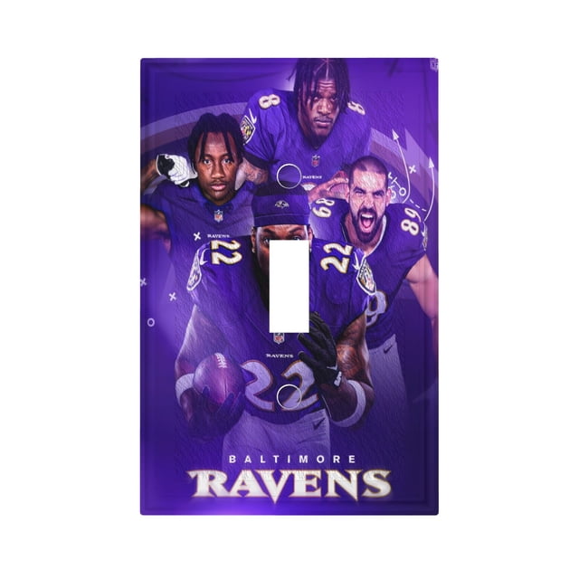 Panel de interruptores de pared con marco romano de cuero individual Ravens Switching Lights, interruptor de luz individual, doble o con tirador