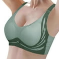 thumbnail image 4 of Sports Bras for Women Wireless Lifting Support Anti Sagging Comfort Push Up Bra Push Up Bra Green Xxxl, 4 of 6