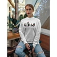 thumbnail image 2 of Girls Property Of No One . Sweatshirt Women -Image by Shutterstock, Female 4X-Large, 2 of 4