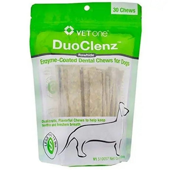 VetOne DuoClenz EnzymeCoated Dental Chews Small (30 count)