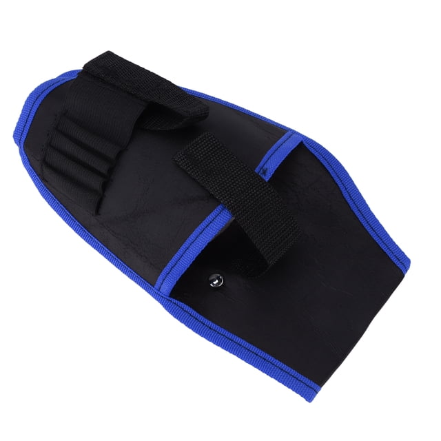 Pochette de Support pour Perceuse Électrique, Sac Ceinture Portable en Polyester Imperméable pour Perceuses Sans Fil 12V Outils Électriques Bord Rouge, Bord Bleu, Bord Jaune