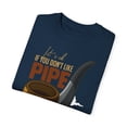 thumbnail image 3 of Novelty Pipe Smoking Kinds Of A Smart People Hobby Hilarious Leisure Habits Tobaccos Cigarettes Lover Habits  Unisex Garment-Dyed T-shirt, 3 of 4