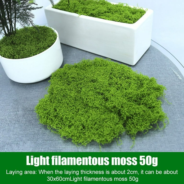 Fake Moss Plastic Artificial Moss Fake Green Plants for Plant Pot