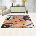 thumbnail image 2 of Dreamtimes Cute Cat Pumpkin Area Rug 72x48in Happy Halloween Non-Slip Floor Carpet Comfort Floor Mats Decor for Indoor Living Dining Room and Bedroom Area, 2 of 7