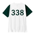 thumbnail image 4 of Squid Game Player Kids Track Shirt – Official Green Cosplay Costume for Children, Perfect for Themed Events and Parties Gray 140, 4 of 4