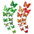 thumbnail image 4 of Advancent Pegatinas de pared 3D estéreo de doble capa mariposa pegatinas de pared imanes de nevera Mural para niños decoración de habitación de hogar Almacenamiento y organización del hogar Advancent HA022758-00, 4 of 6