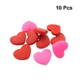 thumbnail image 2 of 10 Pcs Tennis Racket Vibration Dampeners Heart Shape Tennis Racquet Absorbers Tennis Racket Strings Dampers for Players (Red and Pink), 2 of 5