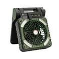 thumbnail image 3 of Ventilador de camping con energía solar y linterna LED: ¡5200 mAh de energía recargable!, 3 of 11