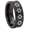 thumbnail image 6 of Star of David Tungsten Carbide Ring, 6 of 9