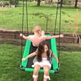 thumbnail image 7 of JumpTastic 60in Tree Swing Platform for Kids, Thicken Steel Tube Giant Curved Swing for Swing Set or Tree, 7 of 7