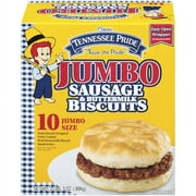 Odom's Tennessee Pride Jumbo Sausage & Buttermilk Biscuit Sandwiches, 10 ct