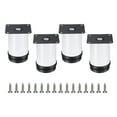thumbnail image 1 of Patas de Muebles de 3 Pulgadas, Patas Redondas Ajustables para Gabinetes, Extensores de Esquinas para Sofá, Paquete de 4, Blanco, 1 of 5