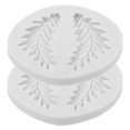 thumbnail image 4 of 2pcs Diy Silicone Molds Leaf Pattern Handcraft Mold Easy Demoulding Delicate Baking Mold, 4 of 4