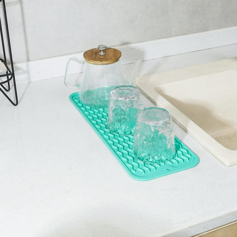 MicoYang Silicone Dish Drying Mat for Multiple Usage,Easy  clean,Eco-friendly,Heat-resistant Silicone…See more MicoYang Silicone Dish  Drying Mat for