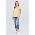 thumbnail image 6 of Short Sleeve Scoop Neck Top With Pocket M, 6 of 83