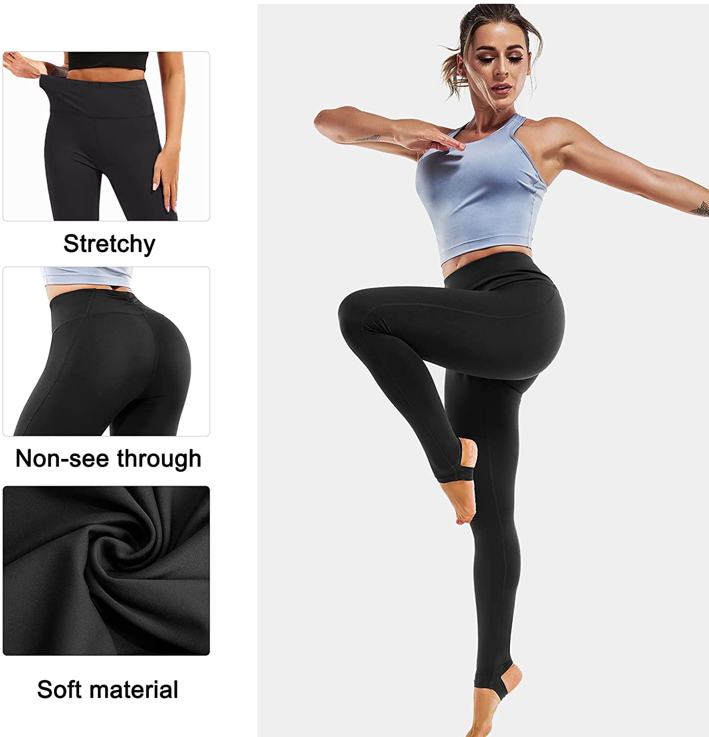 Long Yoga Pants Over Heels