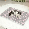 thumbnail image 3 of Mosey Soft Cat Bed Mats Sleeping Pad Double-sided Easy to Clean Star Patterns Thickened Pad for Cats Small Dogs, 3 of 8