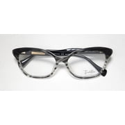 New Emilio Pucci 2697 Womens/ladies Cat Eye Full-rim Black / Tortoise Frame Demo Lenses 51-15-135 Spring Hinges Eyeglasses/eyewear