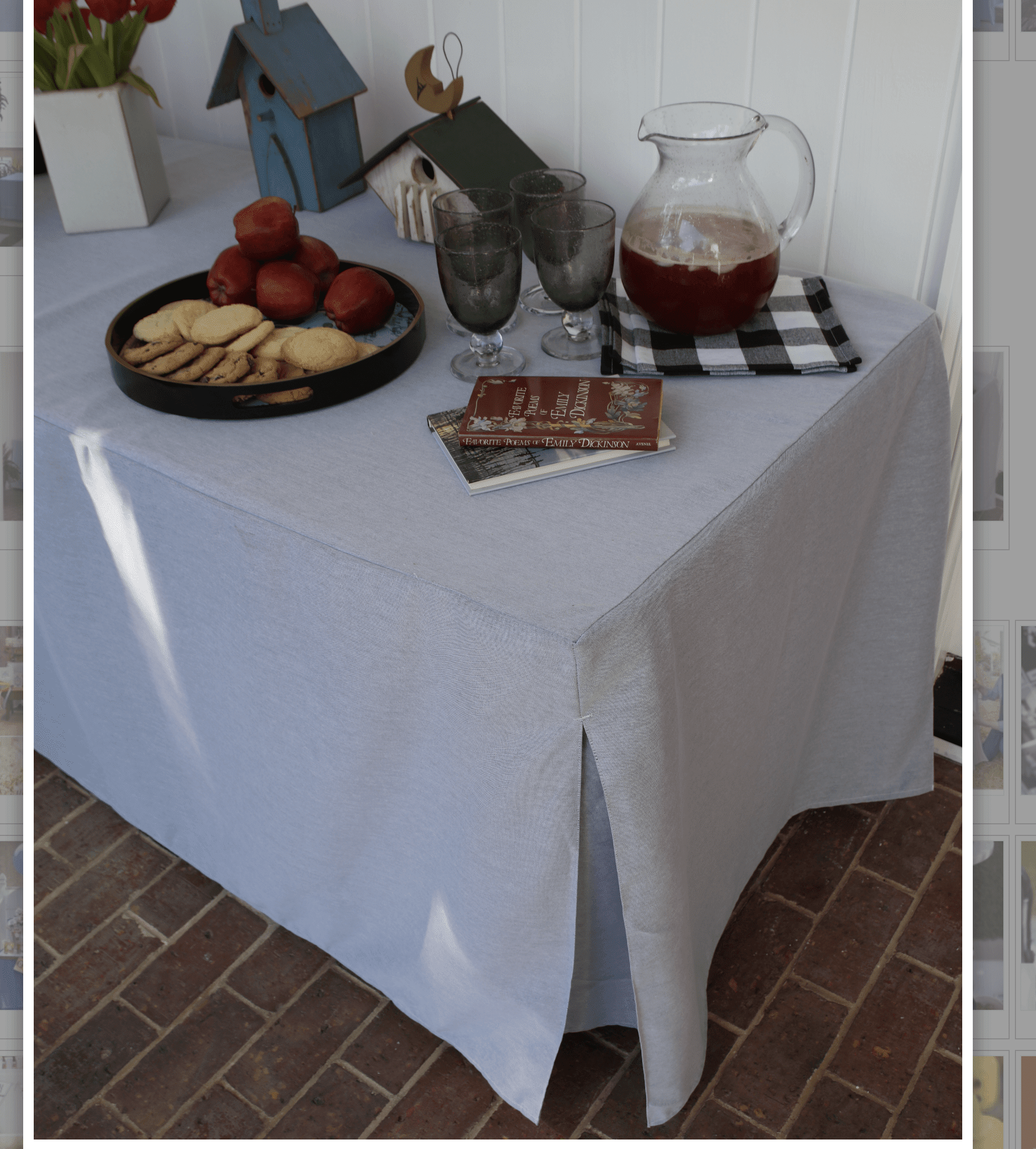 6 Foot Fitted Folding Table Cover Silver
