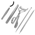 thumbnail image 2 of Juego de herramientas de belleza ANGGREK 5 uds Acero inoxidable, 2 of 8