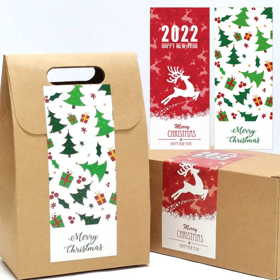 BUTTERFLY- Christmas Tree Gift Seal Stickers (10-30Pcs)
