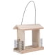 thumbnail image 4 of Comedero para pájaros, colgante para exteriores, casa de madera, herramienta de alimentación para pájaros, decoración al aire libre de jardín y patio, 4 of 5