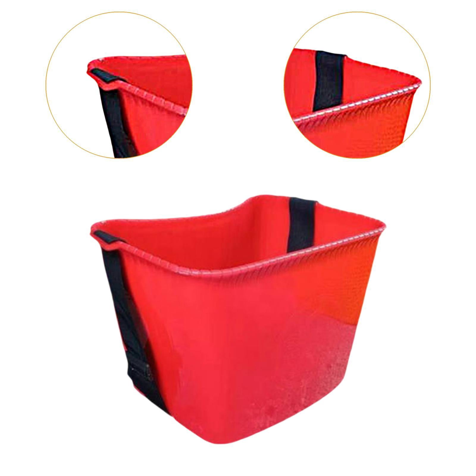 WLPZXP Fruit Picking Basket Organizer Holder Multifunctional Lightweight Practical with Red