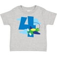 thumbnail image 3 of Inktastic 4th Birthday Airplane Pilot Childs Boys Toddler T-Shirt, 3 of 5