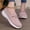 Pink, variant on YOUYEDIAN Womens Orthopedic Shoes Arch Support Non Slip Slip on Nurse Shoes Wide Knitted Mesh Stretch Work Shoes Soft 2026 Foam Shoes (Pink)